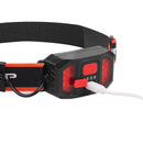 COB LED Headlight with Red Strobe Warning USB Rechargeable Headlight Red Light Floodlight Perfect for Riding and Working Head Lamp