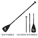 KOETSU 3 Sections Splicing Aluminum Alloy Nylon Paddle for Stand Up Paddle Board Surfboard, 210cm/ 82.68in Adjustable Water Paddle