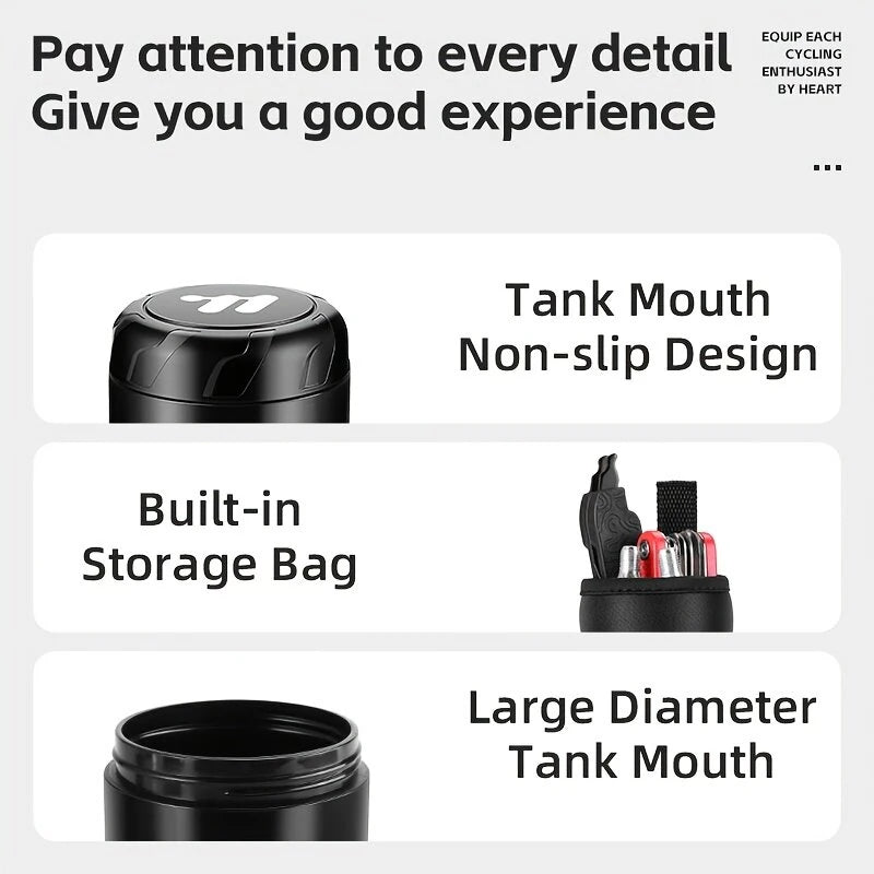 WEST BIKING Bicycle Hard Shell Kettle Shaped Tool Organizer Lightweight Portable Waterproof Repair Kit Storage Box for MTB Road Bike