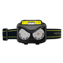 Bikight XPG COB White Yellow Light LED Headlamp Body Motion Sensor 6-Mode Red Blue Flash Headlight Rechargeable Camping Torch