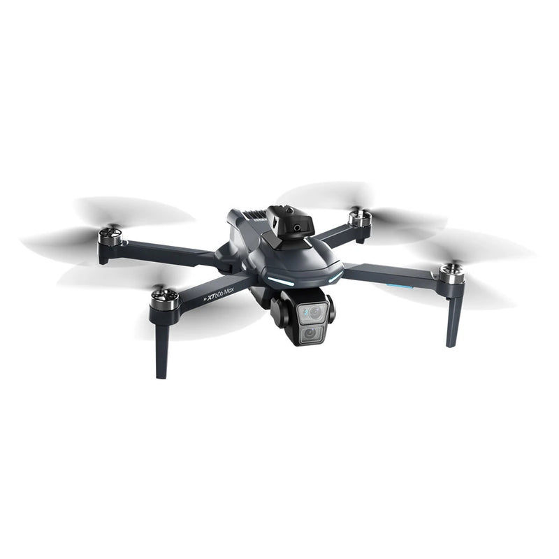 LSRC XT606 GPS 5G WiFi FPV with LCD Screen Controller 720P HD Dual Camera Servo Gimbal 360 Obstacle Avoidance Brushless Foldable RC Drone Quadcopter RTF