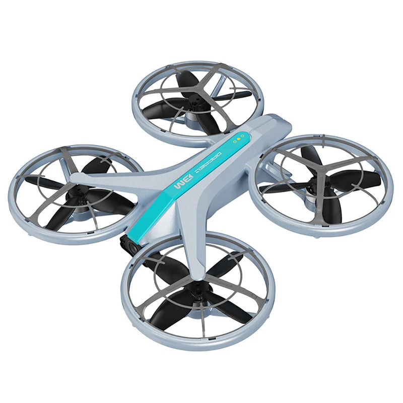 4DRC V33S WiFi FPV with HD Dual Camera Optical Flow Positioning Stunt Tumbling Colorful LED Lights Brushless Grid Full Protection Child Gift RC Toys Drone Quadcopter RTF