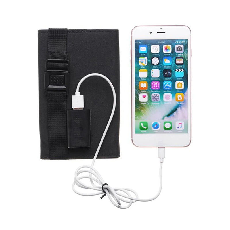 IPRee 20W Foldable Solar Panel Drop-resistant USB Solar Panel Cells for Outdoor Activities Emergency Mobile Phone Power Battery Cells for Car Boat Caravan Camp