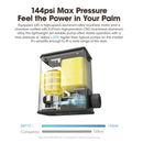 Nitecore EBP10 Electric Bike Air Pump 83W 144PSI 6 Inflation Modes LED Digital Gauge High Pressure Display Portable Cycle Car Motorbike Football Inflator with Valves