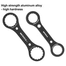 MEROCA 16/24 Notch Aluminum Alloy Bicycle Bottom Bracket Wrench BB39 BB40.5 BB44 BB46 BB49 BB52 Bike Hollow Disc Removal Tool