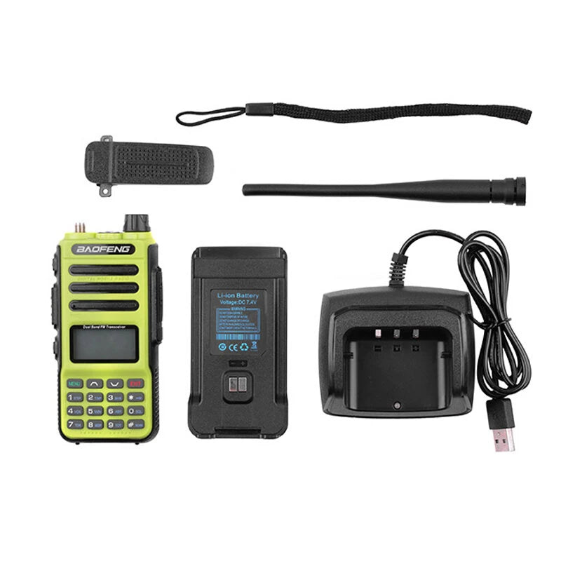 BaoFeng UV-13 PRO V2 Powerful Dual Band Walkie Talkie Type-C Charger 16KM Long Range UV13 Pro Transceiver Ham Two Way Radio