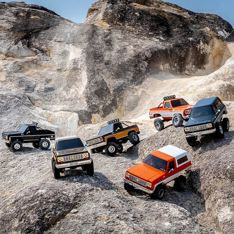 FMS FCX24 RTR for Chevrolet K5 Blazer 1/24 2.4G 4WD RC Car Mini Rock Crawler Off-Road Climbing Truck Vehicles LED Lights Models