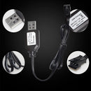 7.4V 800mAh USB Charge Cable SM-3P Positive Plug for LiPo Li-ion RC Toys Battery