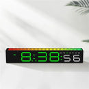 RGB Light Table Clock LED Alarm Clock Speaker Display Colorful 3 Levels Brightness Dual Mode LED Lamp Strip Rhythm Pickup Design for Home Desktop