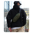 IPRee Fashion Waterproof Ride Waist Packs Solid Color Fanny Pack Unisex Belt Bags Casual Travel Storage Phone Chest Pack Crossbody Bag