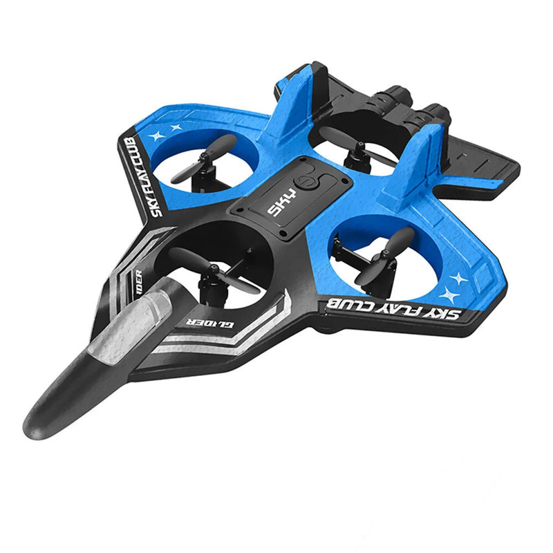 YLR/C S83 2.4G EPP Glider Altitude Hold Mode 360 Roll 4 Motors 4CH LED RC Drone Airplane Quadcopter Stunt Fighter RTF