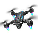 YCRC A22 WiFi FPV with Electrically Adjustable Camera Optical Flow Hover Automatic Obstacle Avoidance Detachable Camera Display Screen LED Brushless Foldable RC Drone Quadcopter RTF