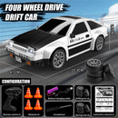 JD Toys JD155-29A/30A/31A RTR 1/24 2.4G 4WD Drift RC Car Mini Race LED Light Remote Control High-Speed Motor On-Road Racing Vehicle Model Boys Gifts Toys