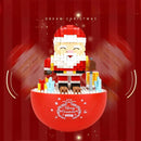 GQ 3014 701Pcs Santa Claus Tumbler DIY Building Blocks Assembly Kit Creative Ornaments Christmas Gift for Children