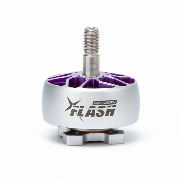 FlyFishRC Flash 2207 1850KV 6S / 2750KV 4S Unibell Brushless Motor Grey Purple Color for Freestyle FPV Racing RC Drone