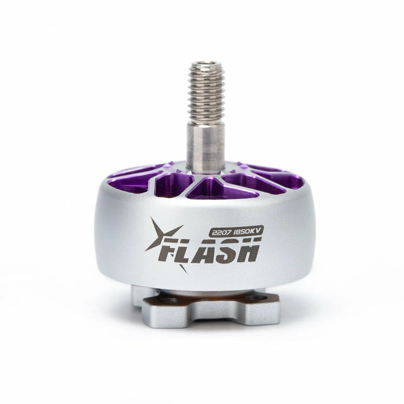 FlyFishRC Flash 2207 1850KV 6S / 2750KV 4S Unibell Brushless Motor Grey Purple Color for Freestyle FPV Racing RC Drone