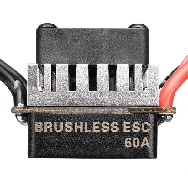 Racerstar 3650 Sensorless Brushless Waterproof Motor 60A ESC for 1/10 RC Off-Road Truck Truggy Cars