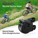 XANES Strong Traction Bicycle Tow Rope Parent-Child Portable Elastic Trailer Pull Rope for MTB Outdoor Cycling