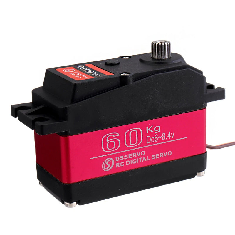 DSSERVO DS5160 HV 60kg 180/270 18T Metal Gear Digital Servo For 1/5 Redcat HPI Baja 5B SS RC Car Compatible SAVOX-0236 LOSI XL 5T