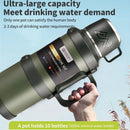 2.5L Vacuum Thermos Water Bottle 316 Stainless Steel Large Capacity Keep Warm Outdoor Travel Hiking Camping Traveling