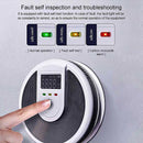 Compound Smoke and Carbon Monoxide Leakage Detector LCD Display Sound Light Alarm Troubleshooting Functions Indoor Fire Prevention Surveillance Device