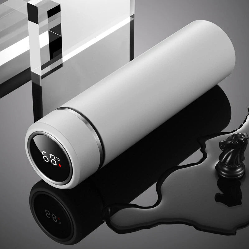 500ML Smart Vacuum thermos Water Bottle Stainless Steel Insulation Touch Temperature Display Insulated Cup