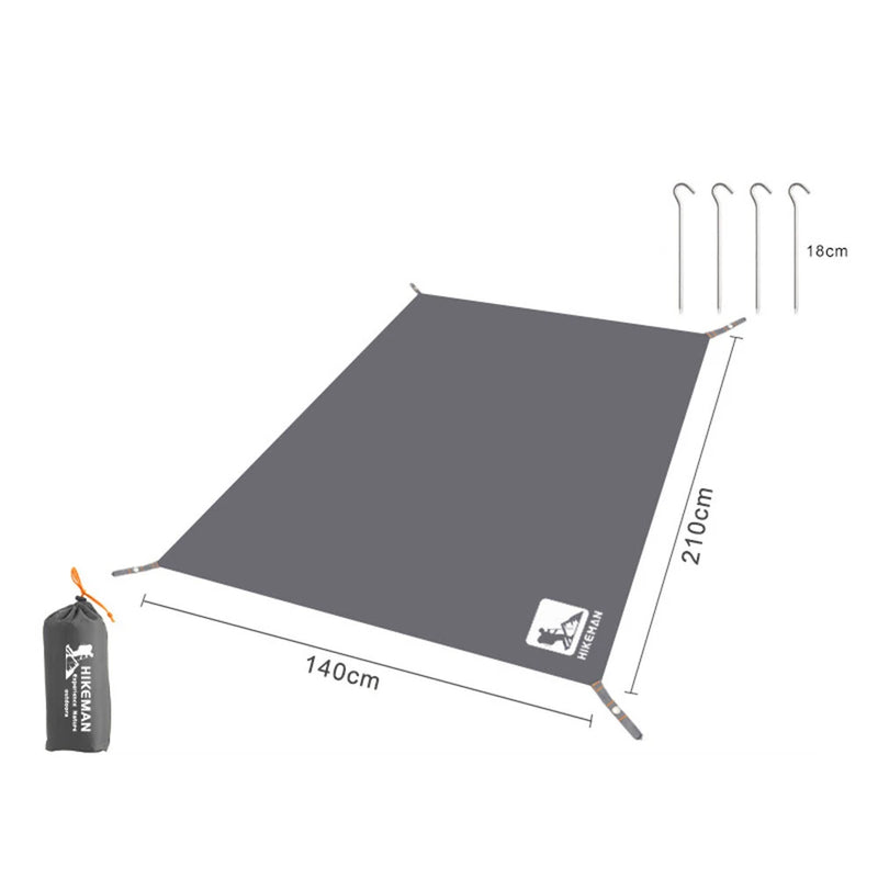 IPRee Waterproof Camping Tarp Thicken Picnic Mat Beach Mat Long-lasting Beach Pad Tent Footprint Sun Canopy Ground Sheet for Picnic Hiking