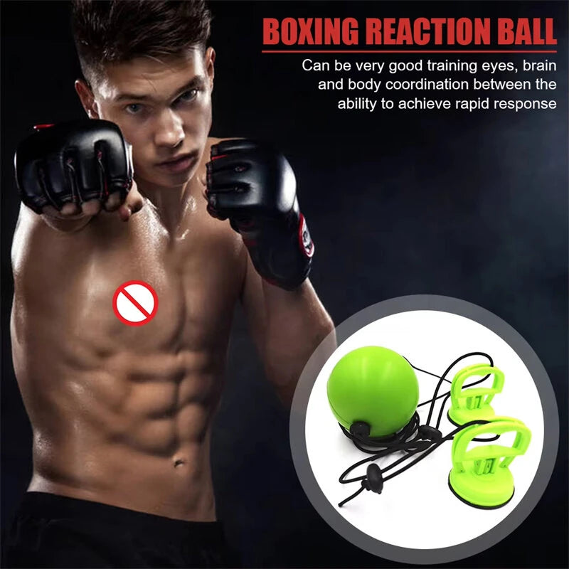 KALOAD Adjustable Boxing Training Rebound Ball Hand Eye Reaction Training Punch Ball Fitness Equipment
