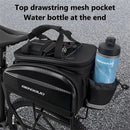 BENGGUO 17-30L EVA Hard Shell Bicycle Trunk Pannier with Reflector & Shoulder Strap Multi Functional Waterproof Rear Seat Frame Bag