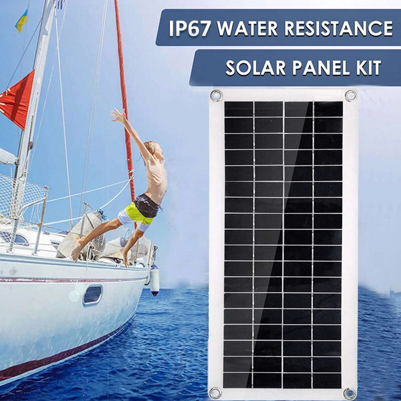 1000W Solar Panel 12V Solar Cell 20A Controller Solar Plate Kit For Phone RV Car Caravan Home Camping Outdoor Battery