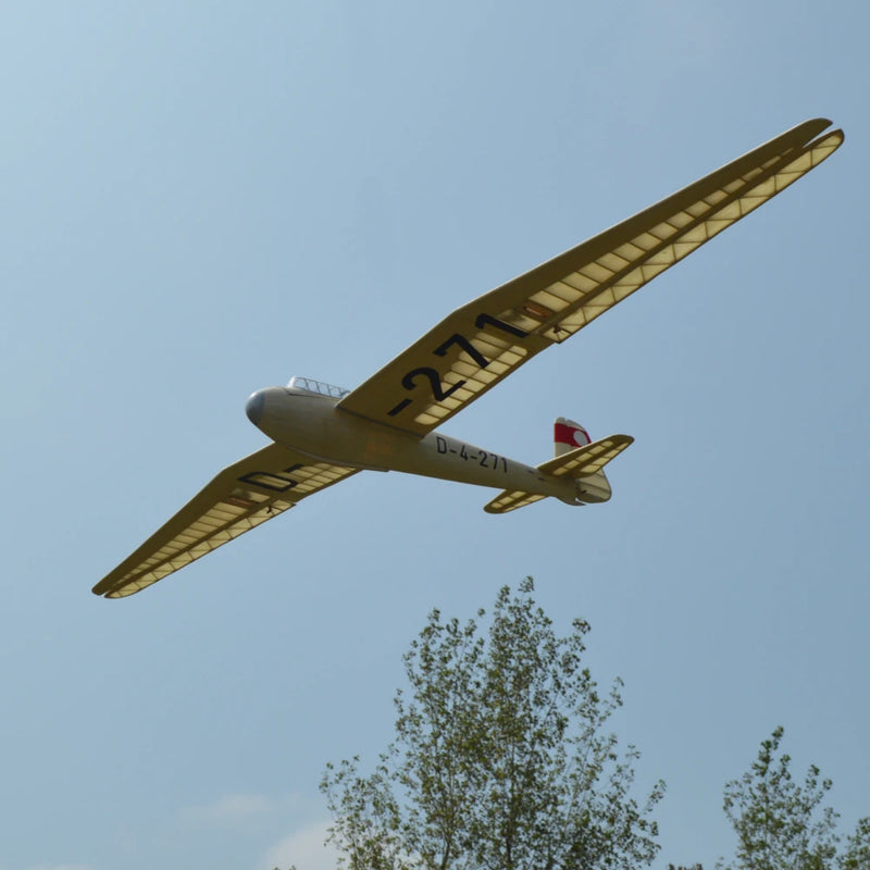 Tony Ray's AeroModel Mini Kranich 1/12 1498mm Wingspan Balsa Wood RC Airplane Fixed Wing KIT