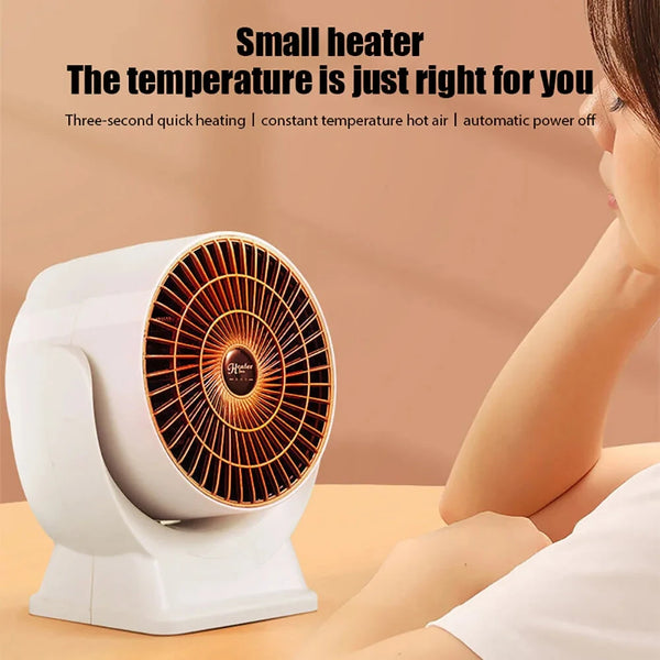650W Electric Heater with Rapid Heating Intelligent Temperature Control Overheat Protection for Home Office Use