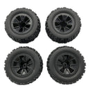 4PCS Upgraded Tires Wheels for Wltoys 144010 MJX 14209 14210 1/14 1/16 RC Cars Vehicles Models Spare Parts