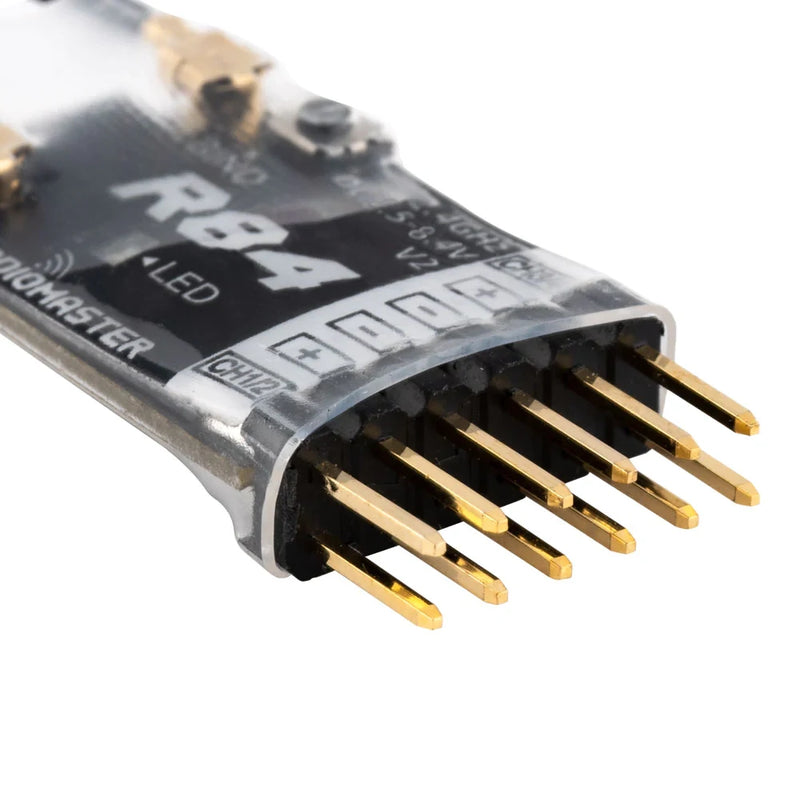 Radiomaster R84 V2 4CH Compatible PWM RC Receiver for Frsky D8 D16 SFHSS Radiomaster TX12 T16S Transmitter