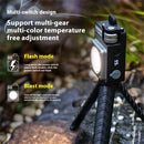 SEEKNITE USB Rechargeable LED Camping Lantern with Magnetic Base and Multi-Source COB Work/Repair Light for Outdoor Use