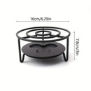 IPRee Candle Heating Tea Warmer Household Thickened Teapot Heating Base Outdoor Portable Tea Stove New Metal Tea Ceremony Accessories
