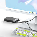 MAIWO K3568D HDD Enclosure 2.5/3.5inch SSD Case USB3.0 to SATA3.0 5Gbps External Case with USB2.0 Expansion Mobile Portable Hard Drive for PC Laptop EU Plug