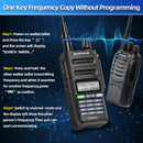 Baofeng UV-9R Pro V2 High Power Long Range Walkie Talkie 128 Channels Tri-Power Multi-band Wireless Copy Frequency IP68 Waterproof Type-C Rechargeable Ham Two Way Radio with Flashlight