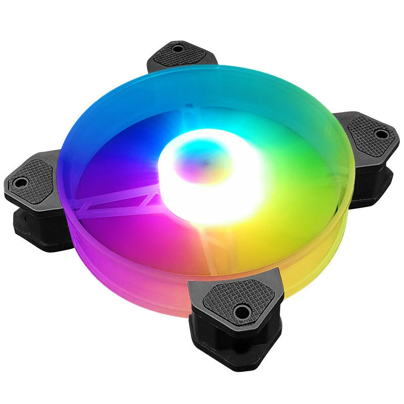 COOLMOON 120mm CPU Fan RGB 6PIN Colorful Lamp 12CM Radiator Cooler Mute PC 5VDC 12VDC ARGB Hydraulics Bearings Ventilador Chassis Fans