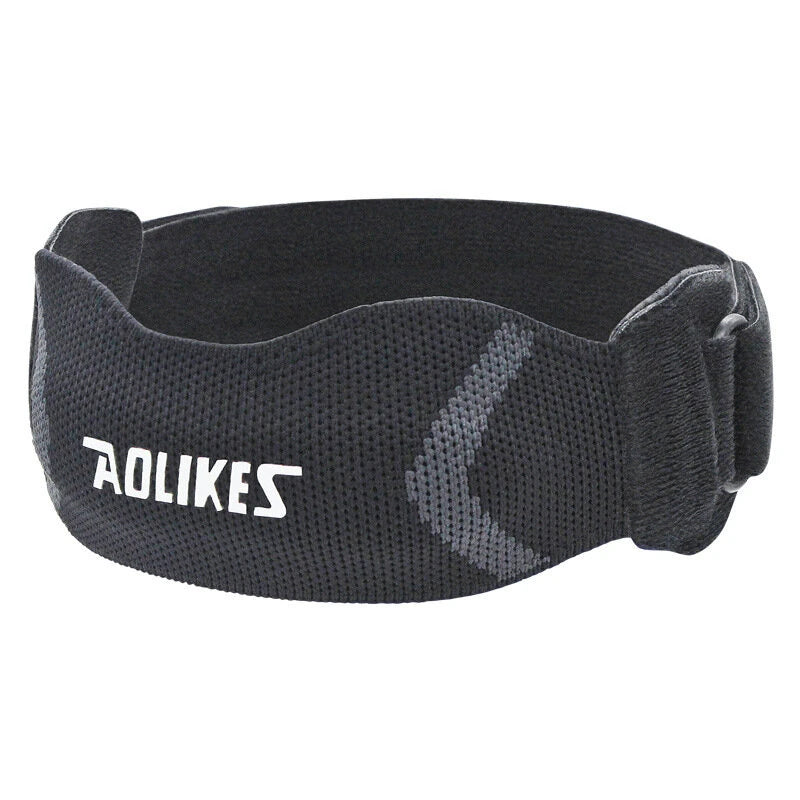 AOLIKES 1PCS Sports Patella Strap Knee Brace Support Silicone Soft Muscle Strength for Arthritis Running Basketball Hiking, Soccer