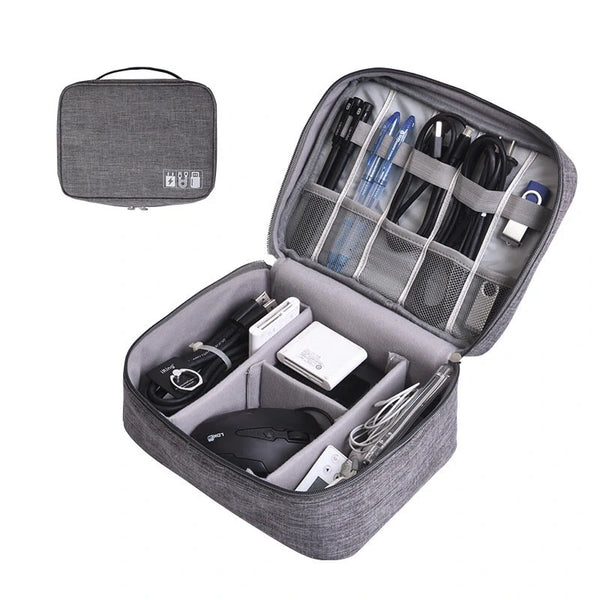 Multifunctional Division Digital Bag Data Cable Storage Bag Travel Charging Treasure Earphone Storage Box
