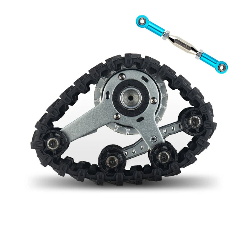 4PCS SG W001 Upgraded Track Wheels Tires 12mm Hex All Terrain for 124017 144001 104072 EC30B EAT14 1/10 1/12 1/14 RC Car Crawler Truck Off-Road Climbing Vehicles Model Spare Parts