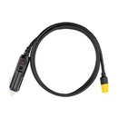 Toolkitrc XT60 Female to 12V Car USB Charging Connector 100cm Charger Adapter Cable for RC Cars Vehicles Models Parts