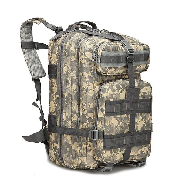 25-30L Outdoor Tactical Backpack Bag 600D Nylon Waterproof Camouflage Trekking Rucksack Outdoor Mountaineering Bag