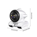 1080P HD Smart Pet Camera Mobile Robot with AI Tracking Auto Recharge Night Vision Two Way Audio Toy Car Camera for Home Monitoring