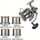 ZANLURE 8000-10000 Big Spinning Fishing Reel Drag 20KG Powerful Long Cast Rust-proof Seawater-proof Fishing Rod Reel Tools
