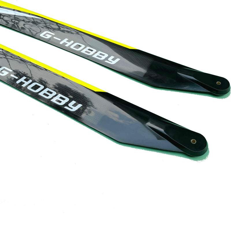 1 Pair 700mm Carbon Fiber Main Rotor Blade Spare Parts for Trex 700 SAB700 X7 RC Helicopter