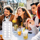 Portable Ice Hockey Pot 2 In 1 Water Bottle Ice Ball Machine Bottle Reusable Round Ice Cube Molds For Whiskey Juice Cocktails Kitchen Bar Ice Tools