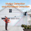 Three-lens 6MP WiFi PTZ Camera Intelligent Wireless Night Vision Motion Recognition Two-way Audio Real-time Monitoring Cameras for Outdoors Security Surveillance