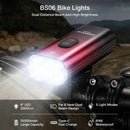 Astrolux BS06 2000Lm Brightness Bike Headlights 6 LED Large Beads 10000mAh Battery Dual Distance Beam Design IPX6 Waterproof 5 Light Modes Type-C Fast Charge Easy to Install Bicycle Front Light Flashlight